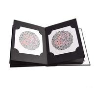 Ishihara Color Blindness Test Book, 38 Plate Optometry Examination Chart for Red Green Color Vision Deficiency Screening
