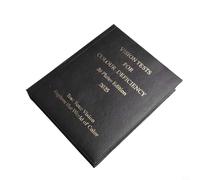 Ishihara Color Book - 38-Plate Professional Optometry Screening Tool for Red-Green & Congenital Color Blindness Detection,