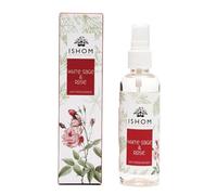 Ishom Luxury Room Mist for Home, Office, Meditation, Yoga. Spiritual Purification & Sacred Atmosphere. Smudge Spray, 100 ml: Cleansing & Grounding Energy (Rose)