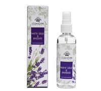 Ishom Luxury Room Mist for Home, Office, Meditation, Yoga. Spiritual Purification & Sacred Atmosphere. Smudge Spray, 100 ml: Cleansing & Grounding Energy (White Sage & Lavender,)