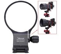 iShoot 82mm Lens Collar Tripod Mount Ring Compatible with Sigma 100-400mm f/5-6.3 DG DN OS & 105mm f/1.4 DG HSM Art, Lens Support Holder Bracket Bottom is Arca-Swiss Fit Quick Release Plate Dovetail