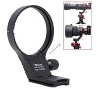 iShoot 82mm Lens Collar Tripod Mount Ring Compatible with Sigma 100-400mm f/5-6.3 DG DN OS and Sigma 105mm f/1.4 DG HSM Art, Lens Support Holder Bracket Bottom is Arca-Swiss Fit Quick Release Plate