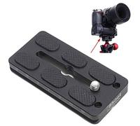 iShoot 8cm Quick Release Plate for Large Camera Body with Battery Grip, Compatible with Canon EOS 1D 1Ds 1DX series, Nikon D1 D2 D3 D4 D5 D6 series and Arca Swiss Fit Tripod Fluid Ball Head Clamp