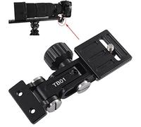 iShoot All-Metal Foldable Telephoto Zoom Lens Bracket, Retractable Long-Focus Lens Support Stand, Camera Holder Bayonet Protector, with 1/4" Screw, IS-TB01