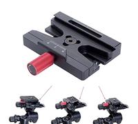 iShoot Clamp Adapter Mount Converter for Converting Arca-Swiss Fit Quick Release Plate 200PL / 410PL Plate to RC4 Tripod Clamp, Compatible with Manfrotto 405/410/488RC4/498RC4/808RC4 Tripod Ball Head