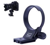 iShoot Lens Collar Support Tripod Mount Ring Compatible with Fuji XF 18-120mm F4 LM PZ WR, Holder Bracket Bottom is Arca-Swiss Fit Quick Release Plate for Arca Tripod Head Clamp Camera Stabilizer