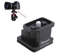 iShoot Metal Lens Collar Replacement Foot Tripod Mount Ring Base Compatible with Sigma MC-21 EF-L Mount Converter Lens Adapter, Lens Support Bracket Holder Built-in Arca-Swiss Fit Quick Release Plate