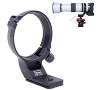iShoot Metal Lens Collar Tripod Mount Ring Compatible with Canon RF 100-500mm f/4.5-7.1L IS USM, Lens Support Holder Bracket Bottom is Arca-Swiss Fit Quick Release Plate Dovetail Groove