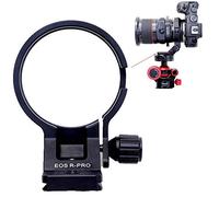 iShoot Metal Tripod Mount Ring Lens Collar Compatible with Canon EF-EOS R Mount Converter Adapter Ring Basic Model, Lens Support Holder Bracket Bottom is Arca-Swiss Fit Quick Release Plate