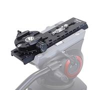 iShoot QS-160QJ58 Quick Release Clamp Adapter Convertor, for Manfrotto 500, 700 series and Sachtler DV 2/8/ 10sb/ 10, ACE XL Series Tripod Fluid Video Hydraulic Head to Arca-Swiss Quick Release Plate