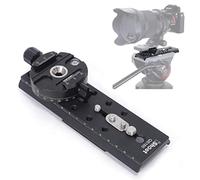 iShoot Quick Release Plate Adapter with Panning Clamp Converter for Arca-Swiss Type Quick Release Plate Compatible with Manfrotto 500 700, Sachtler FSB, DV 2/8/ 10sb/ 10, ACE XL Tripod Fluid Head