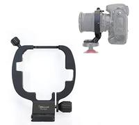 iShoot Tripod Mount Ring, Lens Collar Holder Compatible with Nikon PC-E Micro NIKKOR 45mm f/2.8D ED and 24mm f/3.5D ED Tilt-Shift Lens, Built-in Arca-Swiss 46mm 1/4 and 3/8 Screw Quick Release Plate
