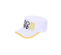 iSHOWcos Anime Diamond is Unbreakable Kujo Jotaro Cosplay White Hat Peaked Cap (One Size, A)