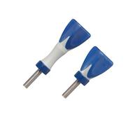 iSHOXS 2C Mounthandle Set - Action-cam Thumb Screw Set for GoPro, Rollei, Sony Apeman and Compatible Action Cameras (49 & 69 mm Total Length) - Blue
