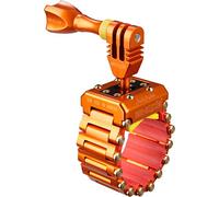 iSHOXS Hell Rider. Full aluminium finish. The One and Only GoPro Motorbike Mount Made by iSHOXS, Diameter: 20-42 mm (Expandable up to 200 mm) Round, Oval or Rectangular - orange