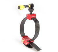 iSHOXS Proflex high flexible action cam Mount for GoPro, Rollei and compatible - red