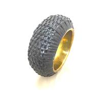 ISHVAKU Boho Statement Bangle, Black, Woven Cane over Brass, 66mm Inside Diameter