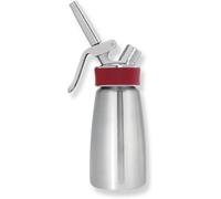 iSi Cream Dispenser 250 ml, Gourmet Whip Plus, 0.25 Litre, Made of High-Quality Stainless Steel, Operated with iSi Cream Capsules, for Cream, Hot and Cold Sauces, Soups, Foams and Desserts