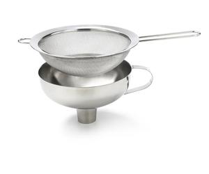 ISi Funnel with strainer Stainless steel
