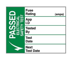 iSigns IS2650SA Industrial Signs Pass Test Labels LGE 42.5 x 32.5mm Self Adhesive Write On Vinyl (Pack of 50)
