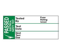 iSigns IS49250R Industrial Signs Pass Test Labels SML 35mm x 15mm Self Adhesive Write On Vinyl (Roll of 250)