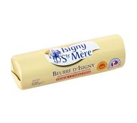 Isigny Ste Mère Unsalted Butter, Authentic French AOP Butter from Normandy Cream, Premium Quality for Baking, Cooking & Spreading, 500g
