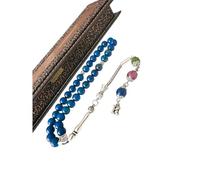 Isimli Tesbih Personalised with Name & Pendant with Letters - Gift for Men, Dad, Husband, Son - Muslim Prayer Chain with Engraving in Gift Box, Own Production Direct from Offenbach