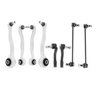 ISINEVER 8pcs Control Arms Front Suspension Compatible with Mercedes-Benz C-Class W204 2007-2014, Compatible with Mercedes-Benz E-Class W207 2009-2016 A2043304311,A2043304411,A2043306711,A2043306811