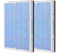 iSingo MSA3/MSA3S True HEPA Replacement Filter, Compatible with Membrane Solutions MSA3/MSA3S Air Puri-fier, Upgraded 3-in-1 H13 True HEPA Filter(2-Pack)