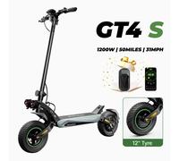 isinwheel® GT4 S 1200W Electric Scooter 50Miles Range