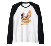 Isis Egyptian Goddess As A Symbol of Female Power Raglan Baseball Tee