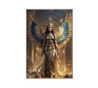 Isis Egyptian Goddess Poster, Egyptian Canvas Poster Bedroom Decor Landscape Office Room Decor Gift 16x24inch(40x60cm)
