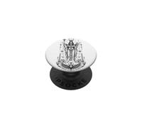 Isis Winged Goddess Ancient Egyptian Monochrome Myth Art PopSockets Adhesive PopGrip