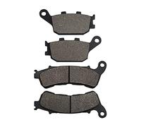 ISITAC For Honda CBF500 ABS Models 2004-2007 NC700 XD DC SA XA XD 2012-2014 VT 1300 2010-2011 Motorcycle Semi Metallic Front And Rear Brake Pads (Color : Front and Rear)