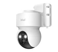 Isiwi Redi e+ Motorized PT Camera, 4G LTE External Use Battery eSIM (Included)/SIM AOV Wireless Video Surveillance H24 3MP SD Card 512GB IP65 Human Detection PIR Audio, Alexa/Google App