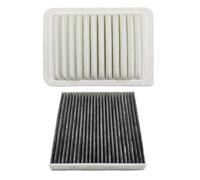 ISJRJF Air Filter AC Cabin Filter 87139-0N010 Engine Air Filter 17801-0D060 Fit For TOYOTA COROLLA RAV4 AURIS ALLION AVENSIS Car Air Engine Air Filters(1 Air and 1 Cabin)