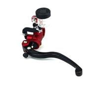 ISJRJF Brake Handle Lever Fit for Honda Fit for Yamaha 7/8-inch Universal Motorcycle Brake Handles Handlebars Hydraulic Clutch Master Brake Grips(Red Left)