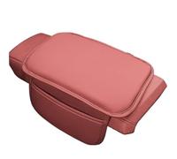 ISJRJF Car Armrests Car Armrest Organizer Car Universal Armrest Cover Leather Car Armrest Box Pad Fit For BMW M2 M3 M4 M5 M6 E46 E90 E60 F10 F30 E39 E36 F20 E87 X5 X3(Red with bag)