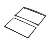 ISJRJF Car Radio Frame 2 Din CD Trim Dash Mount Kit Stereo Radio Fascia Panel Plate Frame Adaptor Fit For Peugeot 307 2001-2008 Front Panel Frame