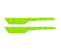ISJRJF Car Reflective Strips 2pcs/set Car Bumper Reflective Safety Strip Stickers Car Rear Bumper Reflective Sticker Reflective Warning Safety Tape Reflective Stickers Strips(Green)