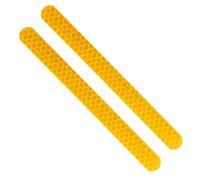 ISJRJF Car Reflective Strips Car Rearview Mirror Reflective Stickers Warning Tape Fit For Citroen C4 Cactus C3 Picasso C5 Aircross DS7 DS4 C-Elysee Reflective Stickers Strips(Yellow)