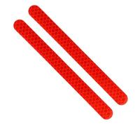 ISJRJF Car Reflective Strips Car Rearview Mirror Reflective Stickers Warning Tape Fit For Citroen C4 Cactus C3 Picasso C5 Aircross DS7 DS4 C-Elysee Reflective Stickers Strips(Red)