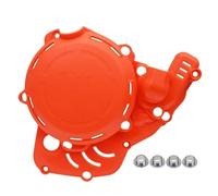 ISJRJF Chain Guard Fit For Husqvarna FE250 FE350 FE350S EXC-F XW-F ECF 250 350 2024 2025 Engine Clutch Cover Protector Guard Kit Sprocket Cover(Clutch Orange)