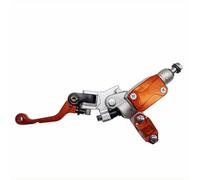 ISJRJF Motorbike Brake Disks Fit for SX XC EXC Fit for FE TE 250 300 Hydraulic Clutch Master Cylinder Brake Repair Upper Pump CNC Handle Lever(Left Orange C)