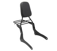 ISJRJF Motorcycle Sissy Bar Detachable Backrest Sissy Bar Rack Fit For Kawasaki Vulcan VN 900 VN900 Custom Classic 1996-2023(A)