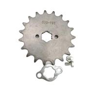 ISJRJF Motorcycle Sprocket 520 10t 15T 16T 17T 18T 19T 20T Tooth 20mm ID Front Engine Sprocket For ATV Motorcycle(520 20mm 19T)