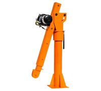 ISJRJF Winch Hoist Arm Electric Car Small Crane Truck Construction Hoist Use Lifting Capacity 10m 500kg-1000kg 300kg-600kg Scaffold Hoist(24v 1000kg)