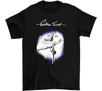 IskadO Cocteau Twins Band Lullabies Short Sleeve Black Unisex T-Shirt Black 3XL