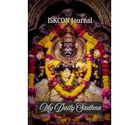 ISKCON Journal My Daily Sadhna: Mayapur Narasimha Dev Theme | Keep Track Of Your Spiritual Activities| Guided Devotee Logbook | Notebook Gift for men, women, kids & adults