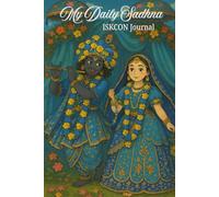 ISKCON Journal My Daily Sadhna: Radha Krishna Theme | Keep Track Of Your Spiritual Activities| Guided Devotee Logbook | Notebook Gift for men, women, kids & adults